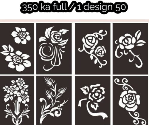 Pack of 8 Tattoo Stickers